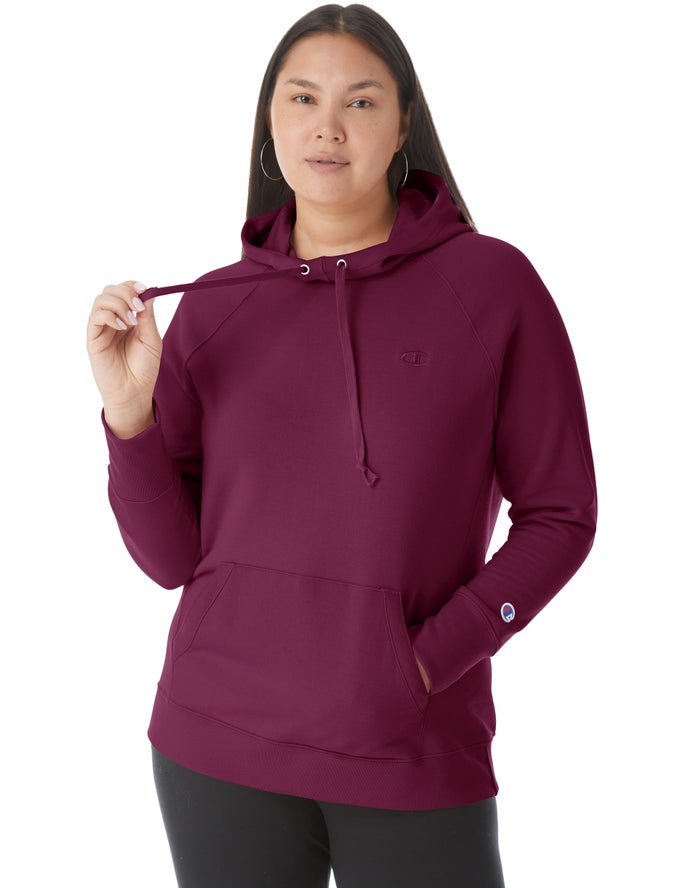 Champion Plus Powerblend Classic Embroidered C Logo - Naisten TummanVioletit Huppari - Suomi 0518236